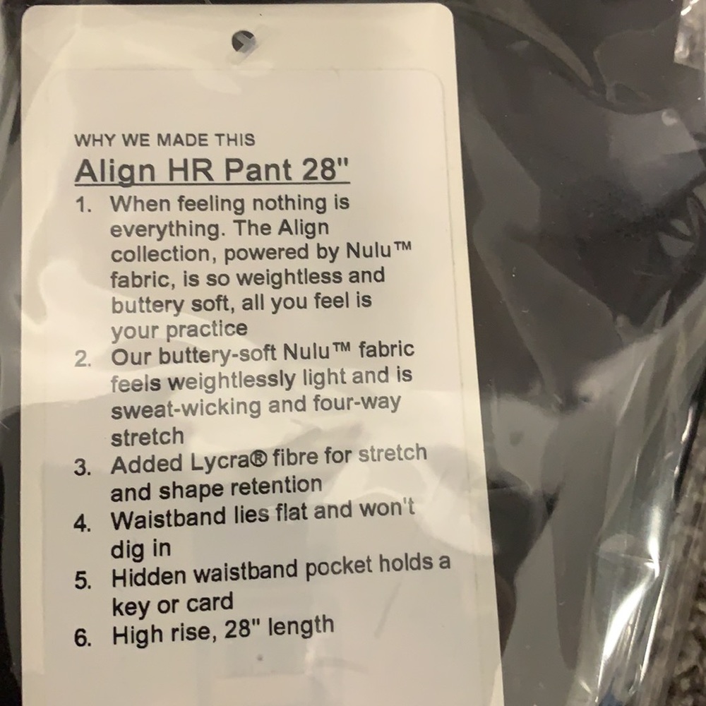Lululemon Align Leggings 28” - Picture 4 of 4